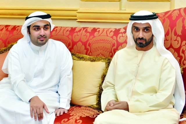 "راشد بن حمد الشرقي وأحمد بن حميد النعيمي"