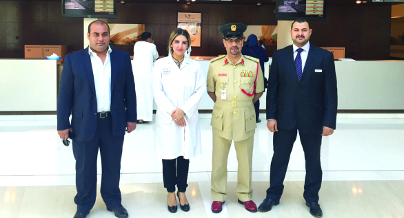 "ريم  و ميرزا خلال الكشف عن رعاية المؤتمر \t-\tالبيان"