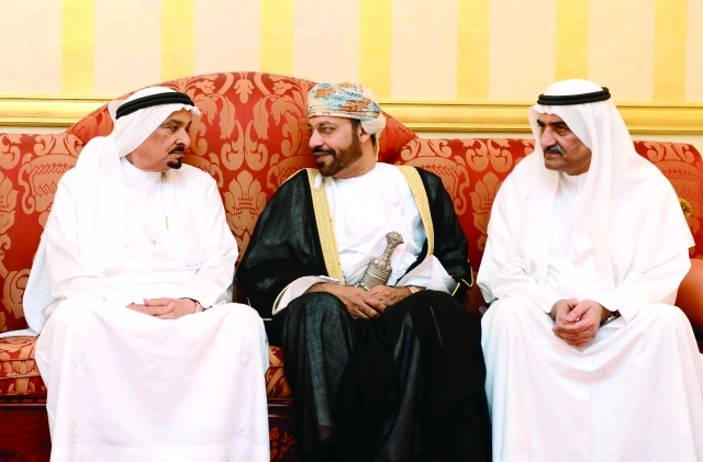 ".. ويتلقى تعازي حمدان وسيف بن زايد ومحمد بن خليفة بحضور عمار النعيمي ومحمد بن حمد"