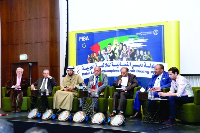"خلال المؤتمر الصحافي للإعلان عن البطولة - تصوير - محمد الزرعوني"
