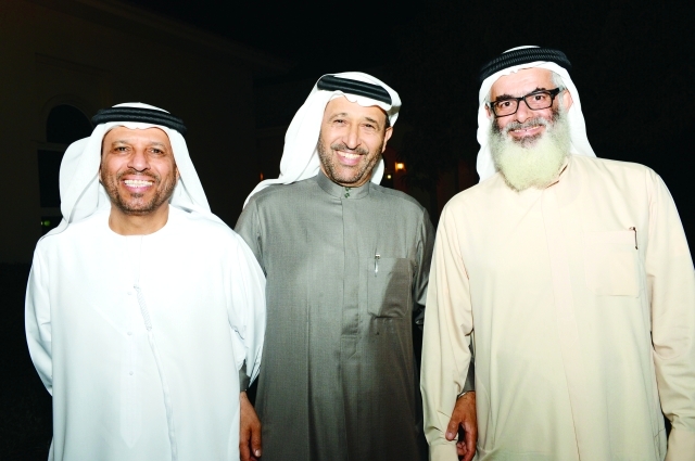 "ثاني سعيد الفلاسي، يوسف السركال، ومحمد الصلاقي"