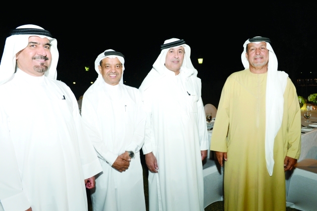 "علي صقر السويدي، أحمد المطروشي، د. جمعة المطروشي، وراشد الشامسي"