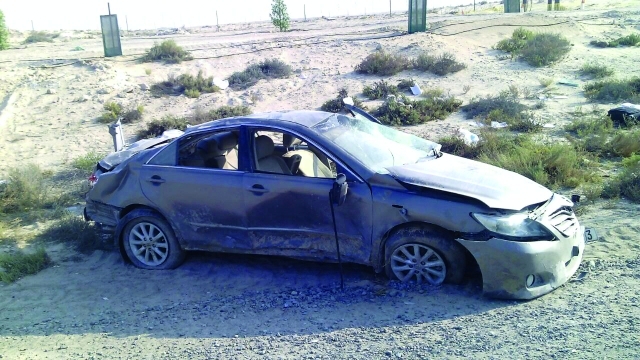"حادث تدهور بليغ مساء السبت الماضي على شارع الإمارات"