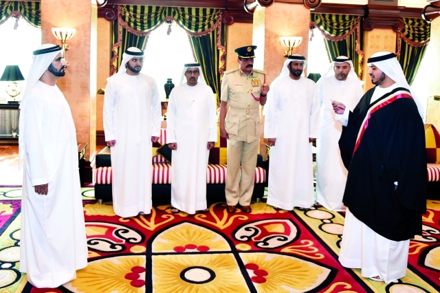 "سموه خلال تأدية القضاة اليمين القانونية"