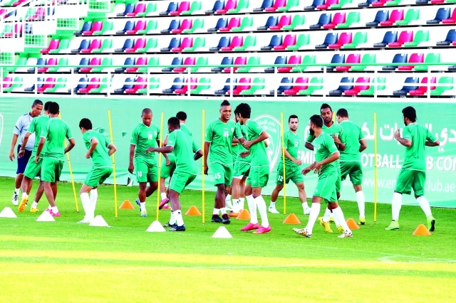 "الإمارات جاهز للقاء الوحدة \t\tتصوير: محمد حنيف"