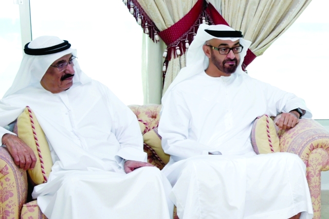 "محمد بن زايد ومحمد النابودة"