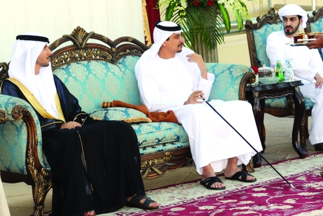"أحمد وفيصل بن صقر والعريس"