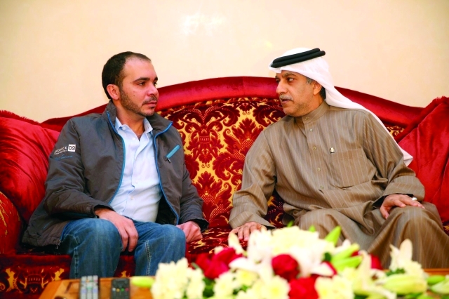 "سلمان بن إبراهيم وعلي بن الحسين في اجتماع سابق - أرشيفية"
