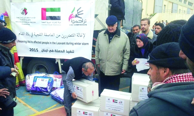 "خلال تقديم المساعدات\tــ\tوام"