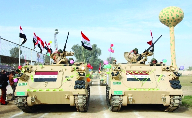 "الاحتفالات بعيد الجيش غابت عن العاصمة بغداد وكانت في كربلاء. - إي.بي.إيه"
