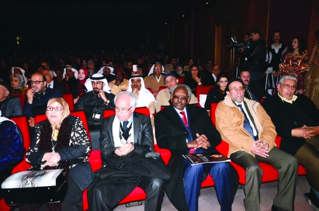 "مسرحيون من مختلف الأقطار العربية استقطبهم المهرجان"