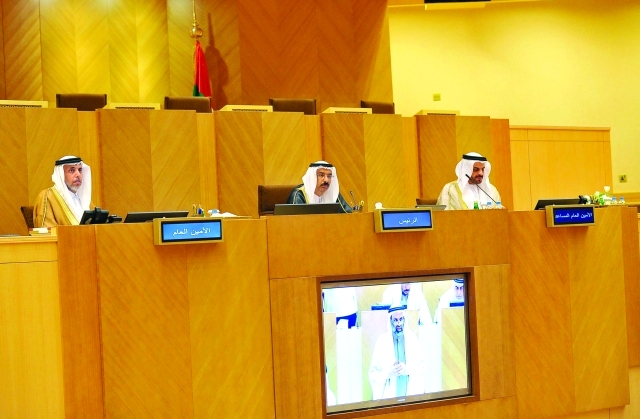 "محمد المر خلال ترؤسه جلسة المجلس الوطني الاتحادي\tـــ\t\t      البيان"