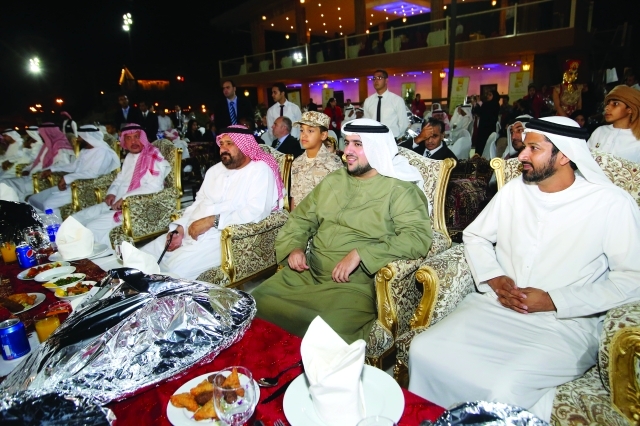 "سعيد بن حمدان بن راشد خلال حفل الافتتاحتصوير- غلام كاركر"