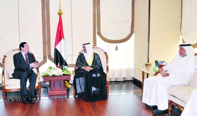 المر والسفير الصيني يؤكدان تطوير العلاقات الثنائية