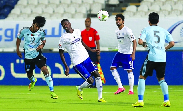 "هدف واحد في مواجهة النصر وبني ياس - البيان"