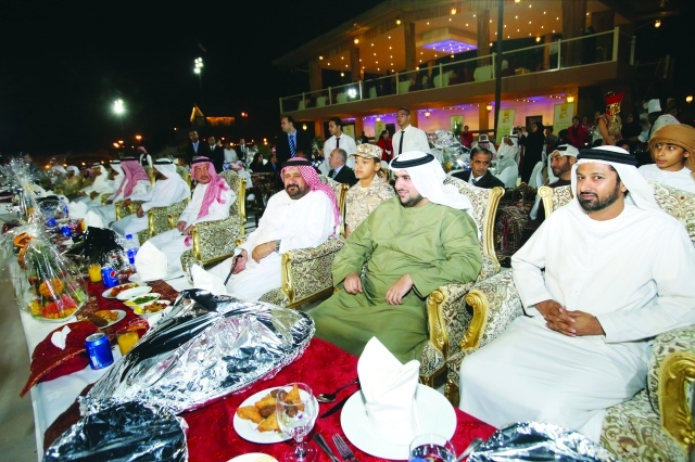 "سعيد بن حمدان بن راشد خلال حفل الافتتاح - تصوير- غلام كاركر"