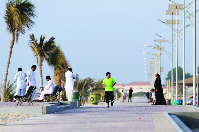 "ممشى ام القيوين لراحة المواطنين"