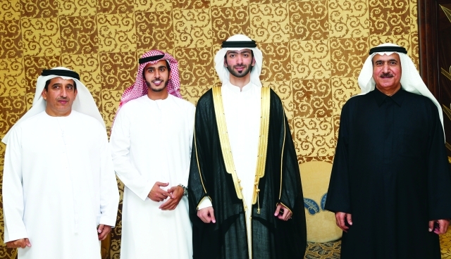 "ماجد الشامسي، سلطان الشامسي، أحمد سعيد الجروان، وسعيد الجروان"