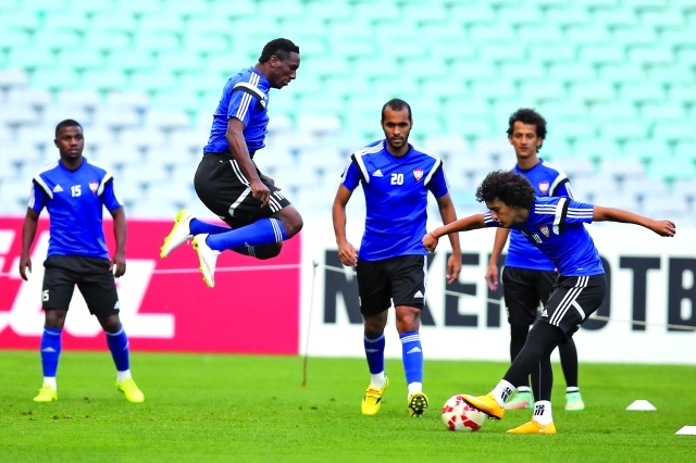 "من تدريبات المنتخب على ملعب سيدني"