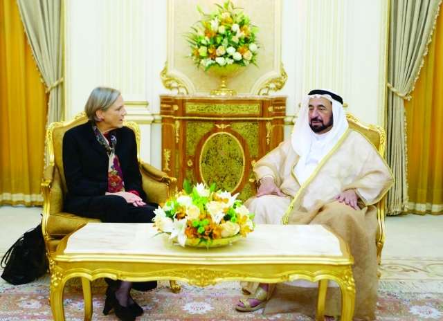 ".. وخلال مباحثاته مع ليسا أندرسون"