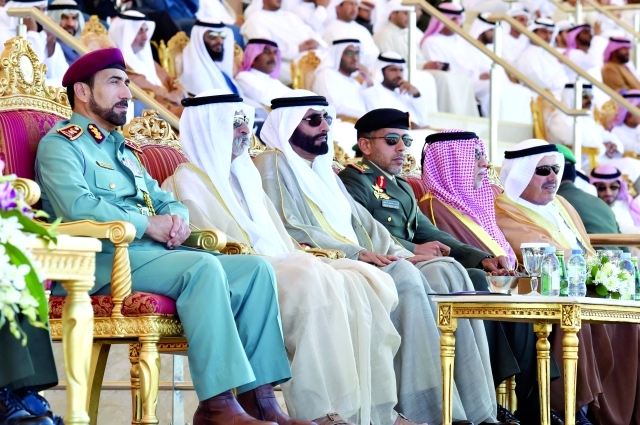 "نهيان بن مبارك وأحمد بن طحنون والبواردي والشعفار ومصبح راشد الفتان"