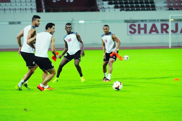 "الملك يتدرب بقوة لمواجهة العميد غداً - البيان"