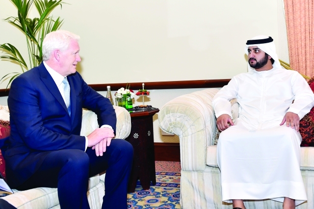 "سموه متحدثاً إلى رئيس مجلس إدارة ماستر كارد"