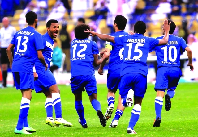 "الهلال وصل إلى نصف نهائي كأس ولي العهد بعد تغلبه على حطين بالثلاثة"