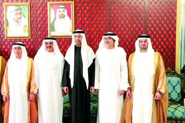 "محمد خليل الهاشمي،  سالم محمد سالم الظاهري،  أحمد شبيب الظاهري، الدكتور علي بن عبود"