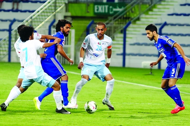 "تعادل النصر مع بني ياس بطعم الخسارة - تصوير - عمران خالد"