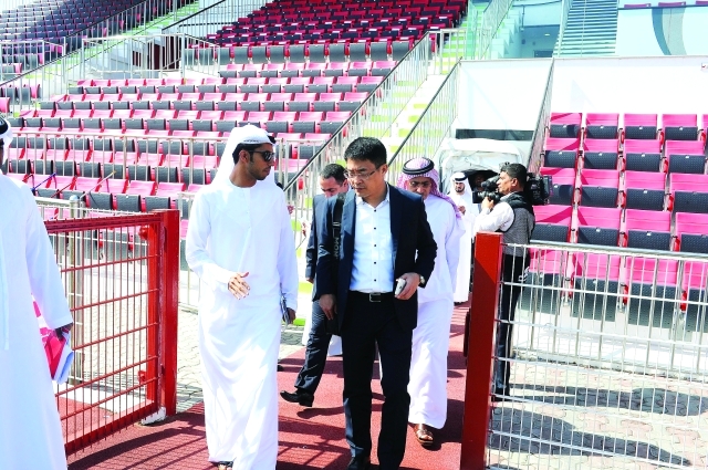 "الوفد يتابع جاهزية الملاعب-البيان"