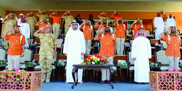 "راشد المعلا يتابع فعاليات المهرجان"