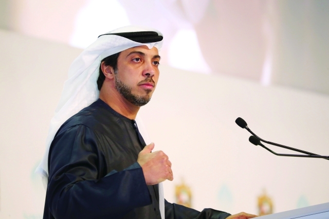 "منصور بن زايد متحدثاً عن الابتكار في التعليم"