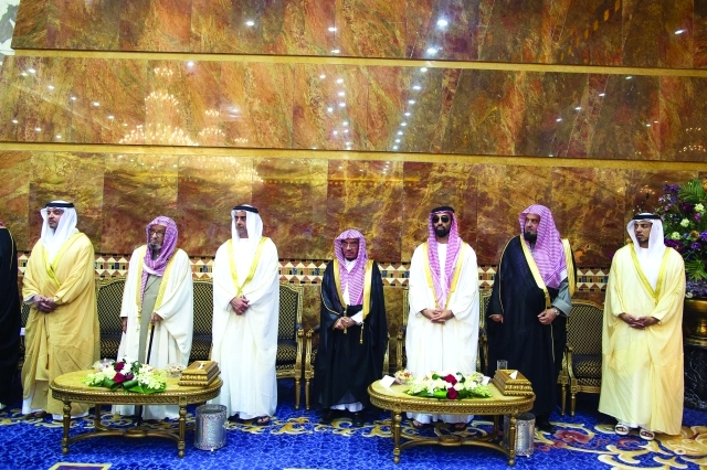 "هزاع وسيف وطحنون بن زايد والأمراء السعوديون"