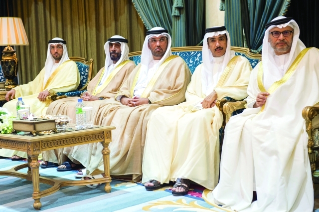 "قرقاش والجابر والزعابي والمزروعي والظاهري"