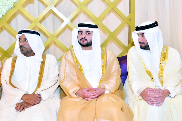 "مكتوم بن محمد وأحمد بن سعيد وأحمد بن محمد"