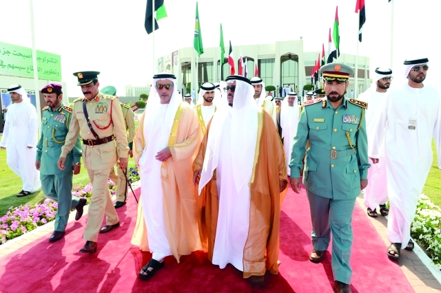 "سيف بن زايد ومنصور بن محمد وضاحي خلفان وسيف الشعفار وناصر النعيمي"