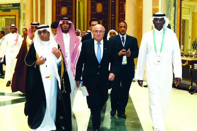 "أحمد عيد خلال احدى فعاليات \"خليجي 22\" في الرياض - \tالبيان"