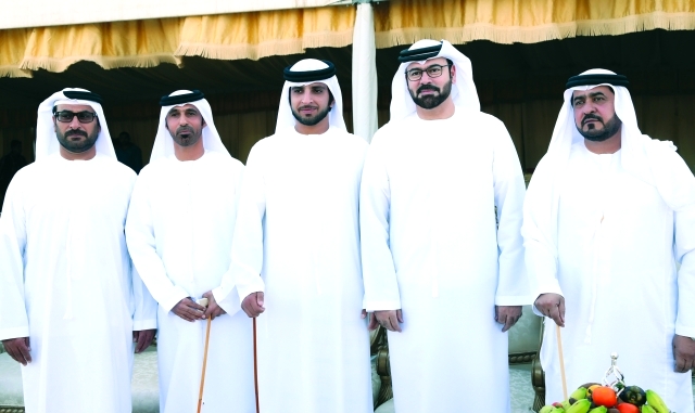 "محمد القرقاوي والعريس وعلي بن سالم الكعبي وعلي الشوين وأحمد حمدان بن دلموك"