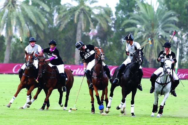 "ميثاء بنت محمد تقود فريقها في لقاء سابق-البيان"