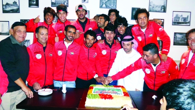 "حفل تكريم المنتخب وميرزا"