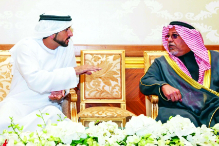 "صورة 2سموه في حديث مع علي الصباح"
