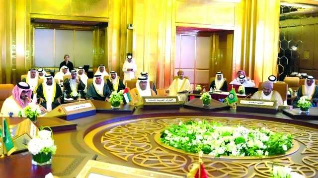 "جانب من اجتماع رؤساء اللجان الأولمبية في دول مجلس التعاون الخليجي - البيان"
