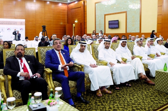 "مثني والسركال وكبار المتخصصين في افتتاح المؤتمر- تصوير- عماد علاء الدين"