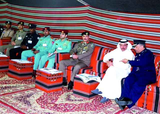"الوفد الإماراتي مع مدير الأمن العام القطري والوفود الخليجية \t\t من المصدر"