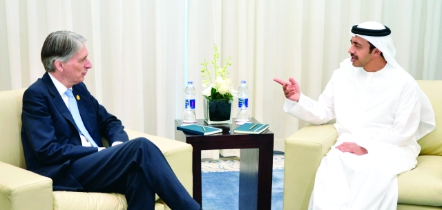 ".. ومع فيليب هاموند - وام"