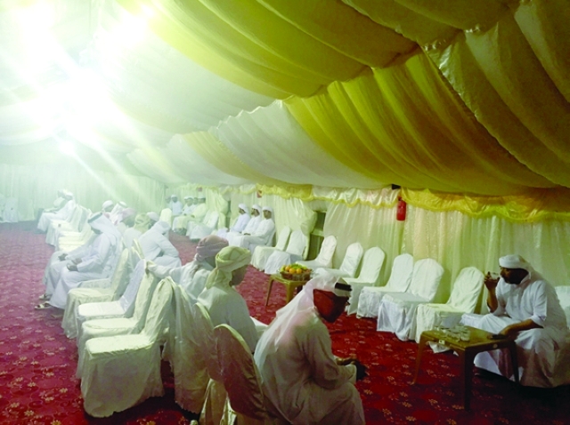 "سرادق العزاء من المصدر"