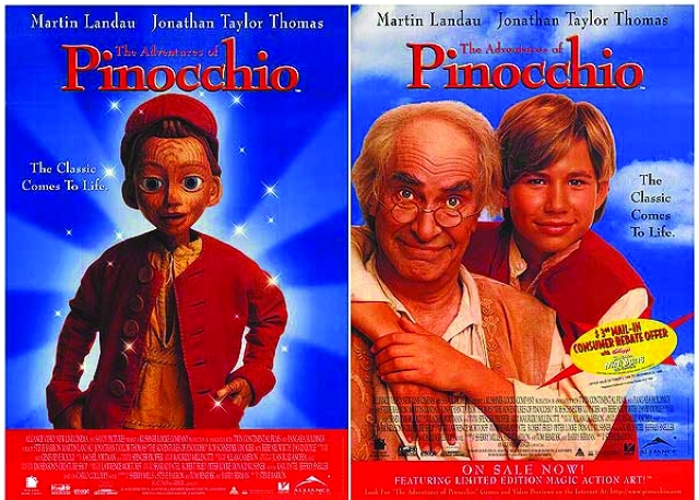 "بينوكيو وجيبيتو في فيلم 1996"