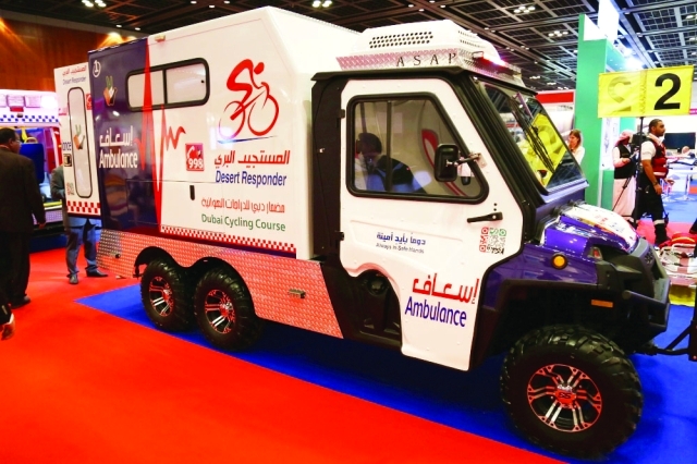 "سيارة المستجيب البري تصوير: موهان"