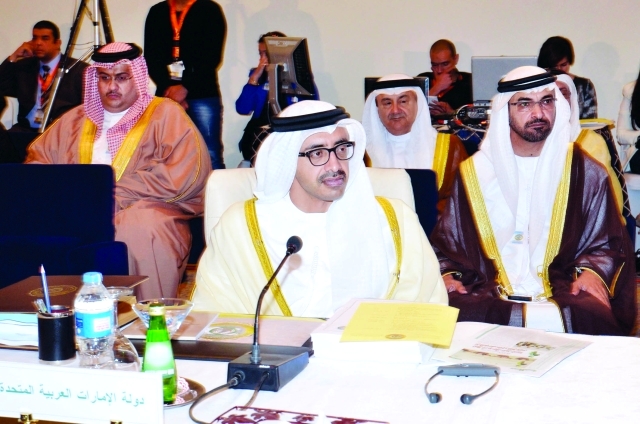 "عبدالله بن زايد مترئساً وفد الدولة    -  وام"